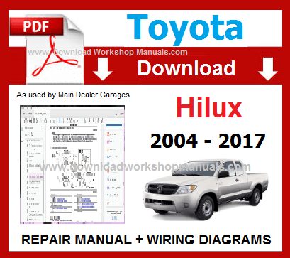 Toyota hilux manuals